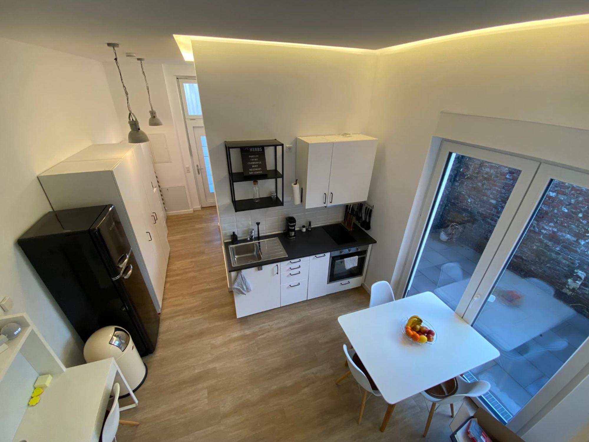 Schoene, Moderne Wohnung Mit Grosszuegiger Terasse Essen Zewnętrze zdjęcie