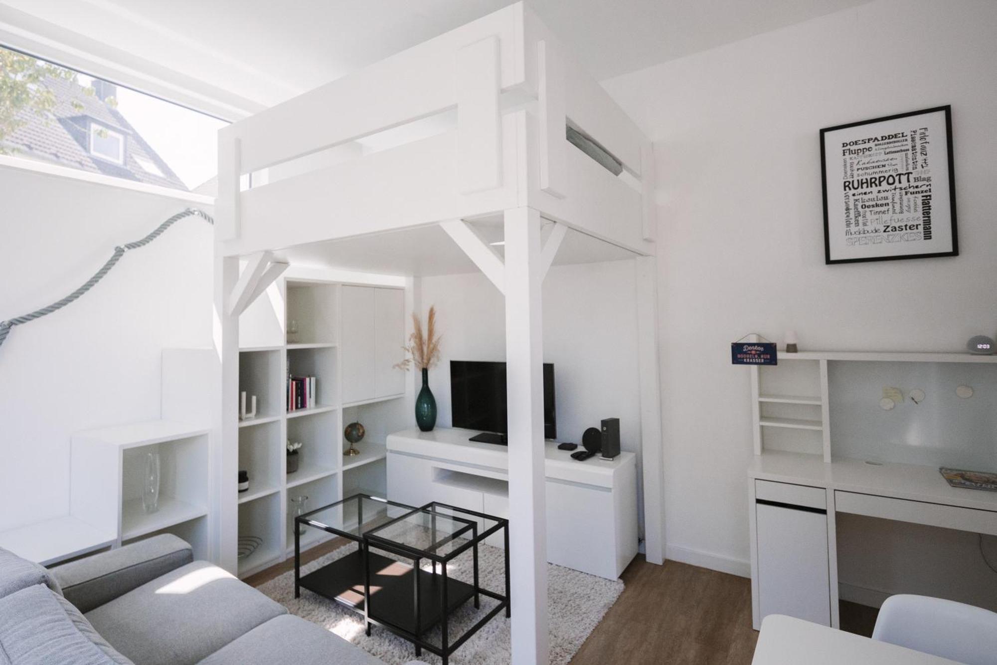 Schoene, Moderne Wohnung Mit Grosszuegiger Terasse Essen Zewnętrze zdjęcie
